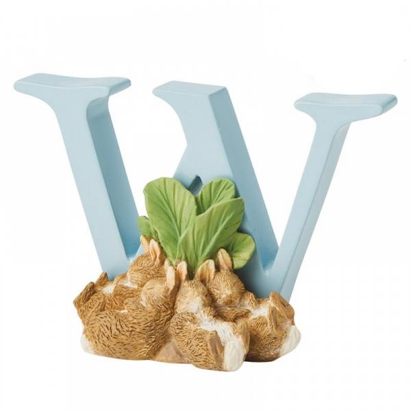"W" Flopsy Bunnies Alphabet Letter - Beatrix Potter from thetraditionalgiftshop.live