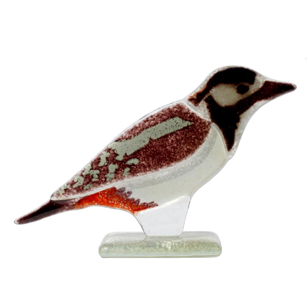 Woodpecker Fused Glass Ornament - D&J Glassware Fused Glass from thetraditionalgiftshop.live